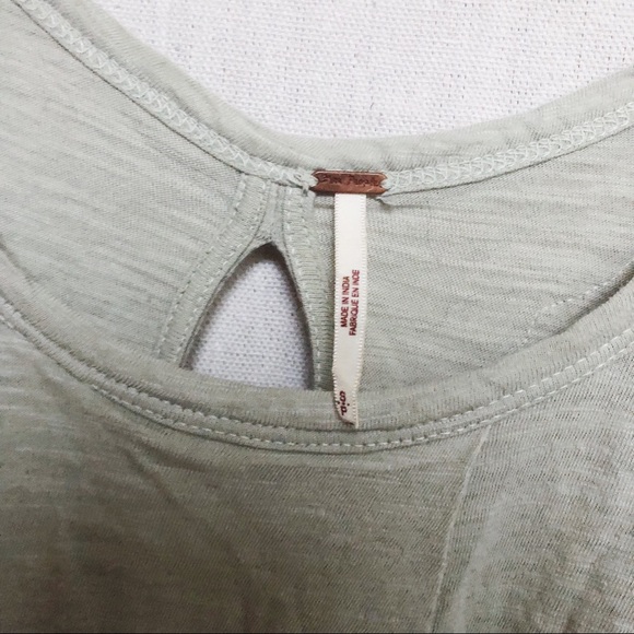 Free People Embroidered Scallop Tank w/ Open Back - Picture 5 of 5